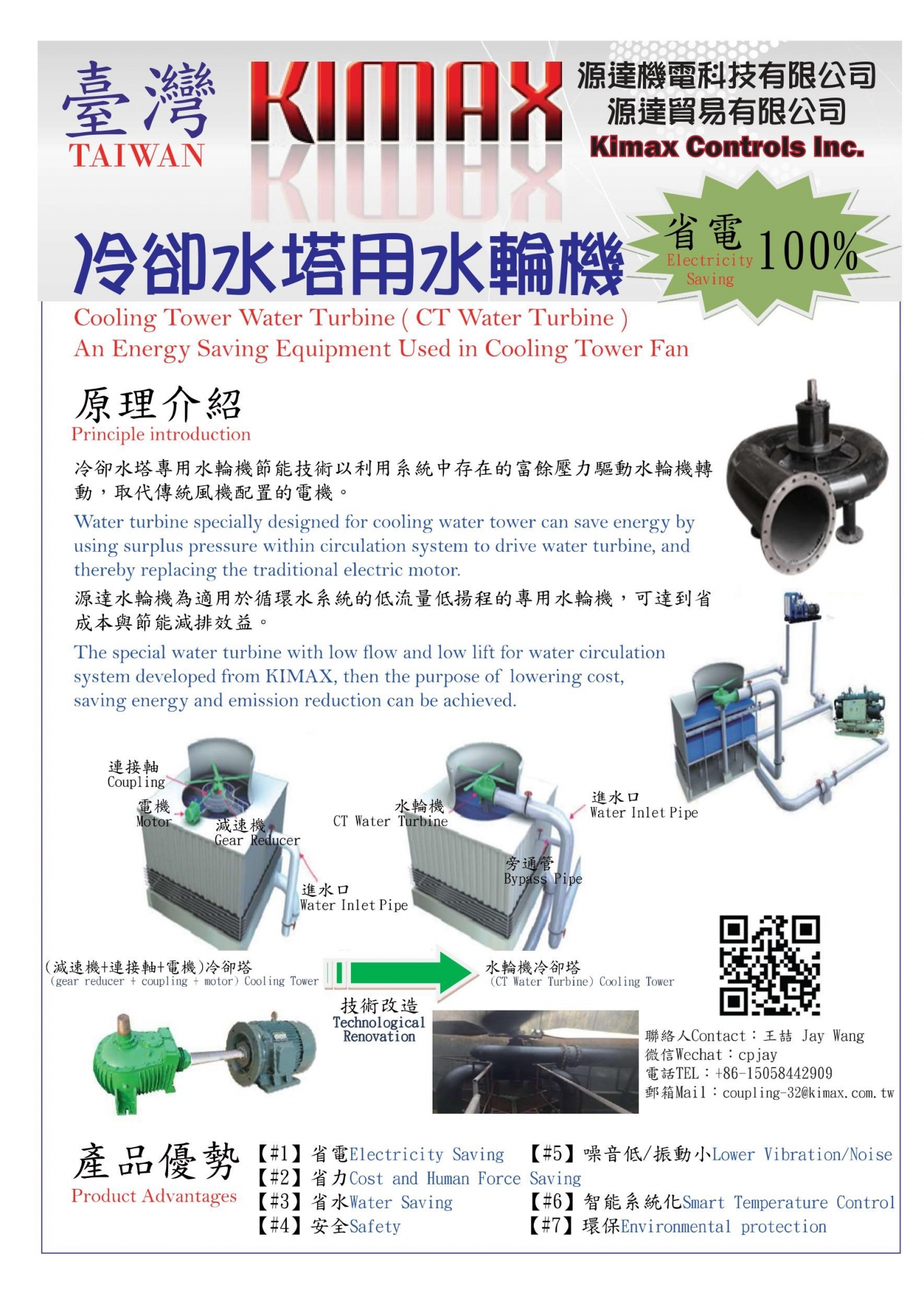 Cooling Tower Water Turbine